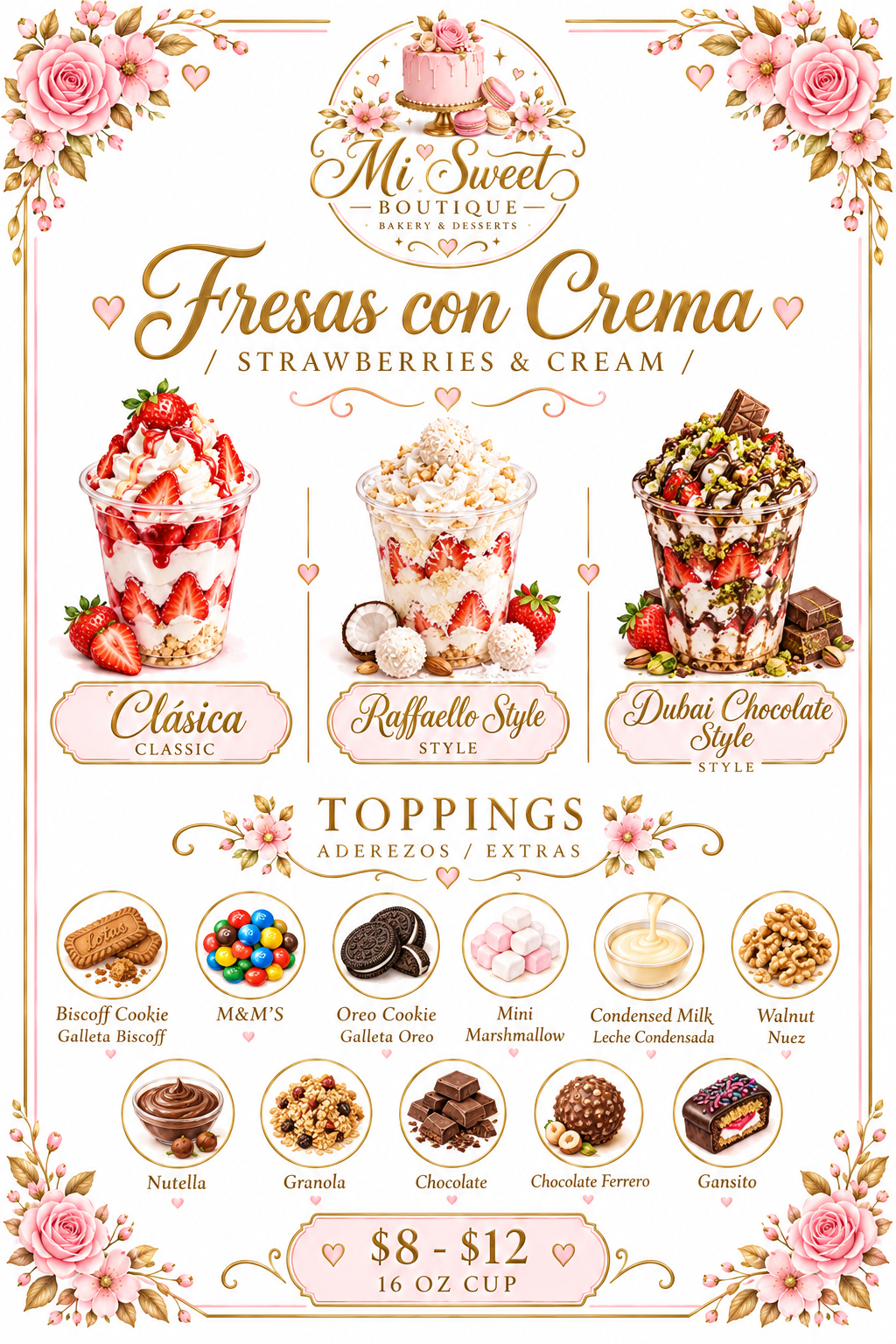 Fresas con Crema / Strawberries & Cream